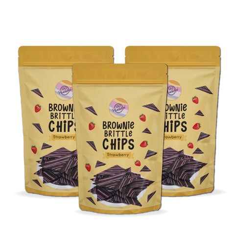 Brownie Brittle Chips - Strawberry