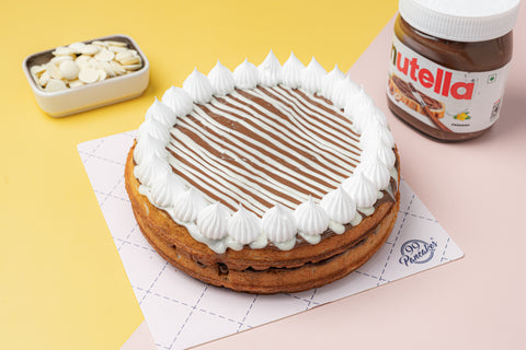 Love & Nutella Waffle Cake