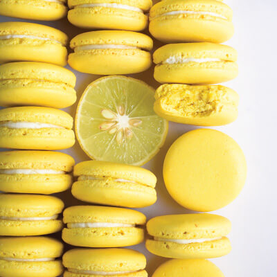 Lemon Macarons by 99 Pancakes