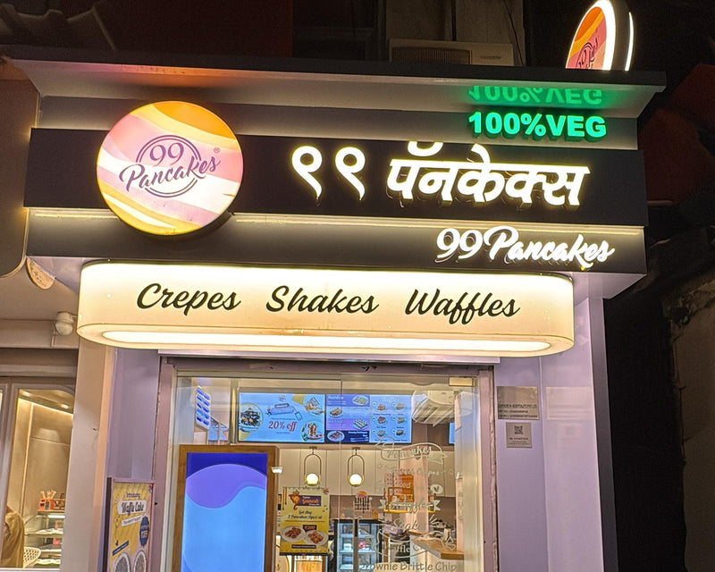 99 Pancakes store in Bandra