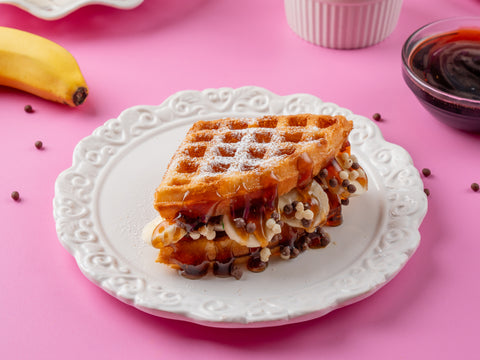 Caramelized Banana Waffle