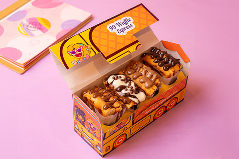 Chocolate Pocket Waffle Box