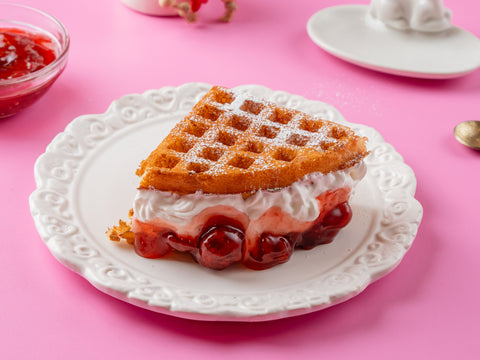 Creamy Strawberry Waffle