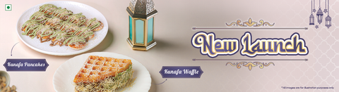 Kunafa dessert new launch banner