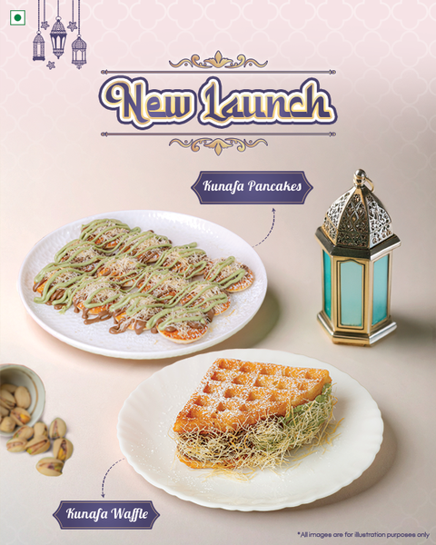 Kunafa dessert new launch mobile banner