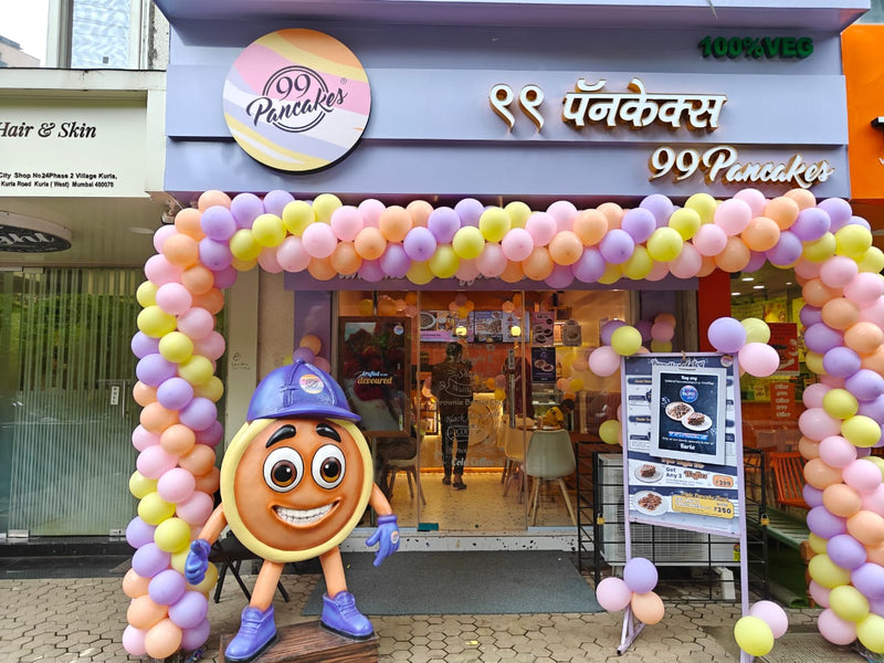 99 Pancakes store in Kurla