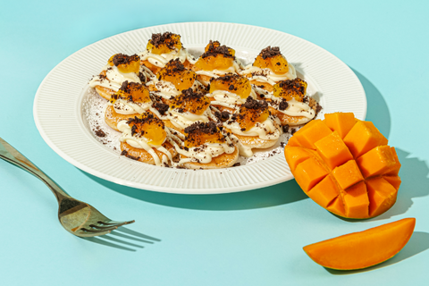 Mango Cheesecake Pancake