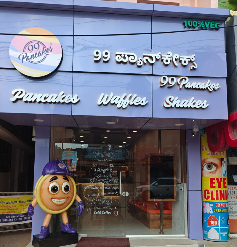99 Pancakes store in Mysuru Gokulam