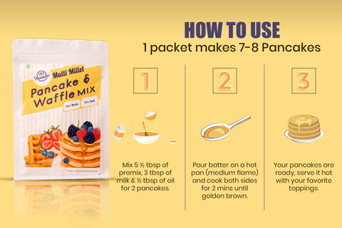 Multi Millets Pancake & Waffle Mix