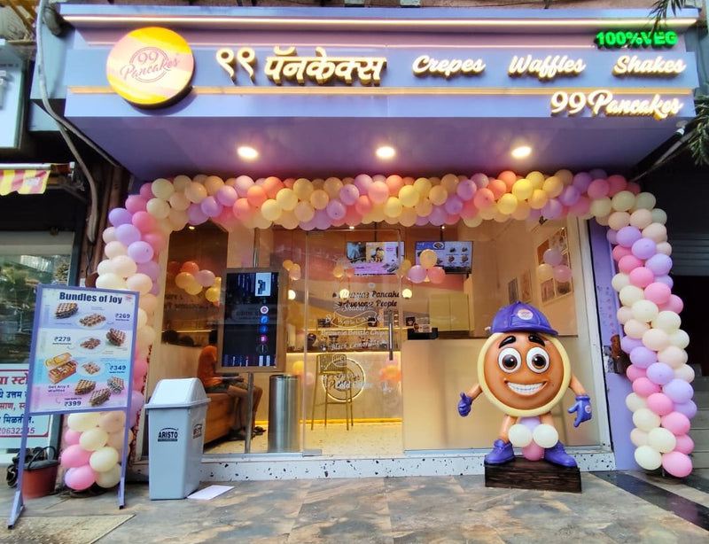 99 Pancakes store in Vikhroli